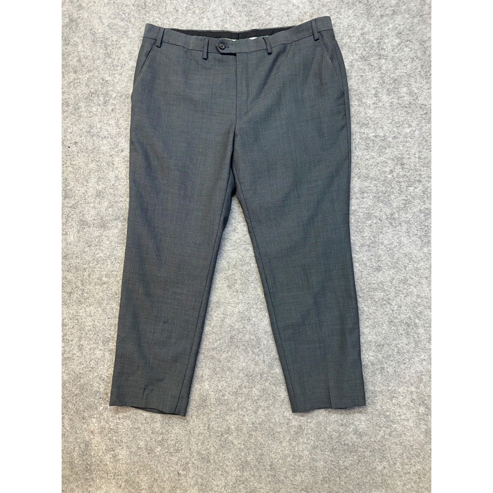 Lauren Ralph Lauren Dress Pants Mens 40W 30L Grey Wool Blend Trousers